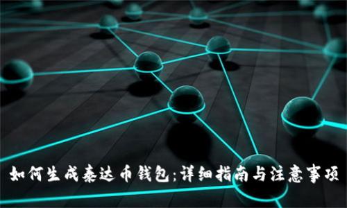 如何生成泰达币钱包：详细指南与注意事项
