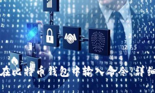 如何在比特币钱包中输入命令：详细指南