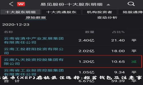 瑞波币(XRP)存放最佳选择：推荐钱包及注意事项
