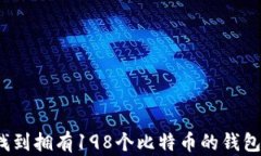 如何找到拥有198个比特币